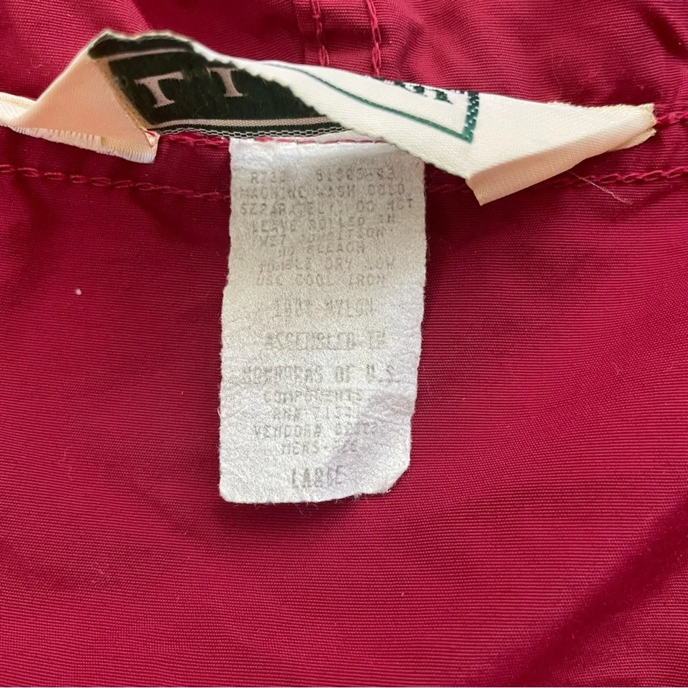 Mens Vintage LL Bean Pull-Over Windbreaker 1/4 zip Size large Southwestern - Picture 5 of 8